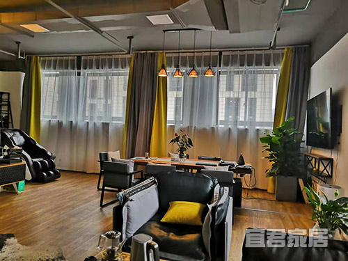 沃阿汇网络科技公司董事办电动窗帘