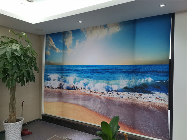 中诚至信董事办电动背景帘