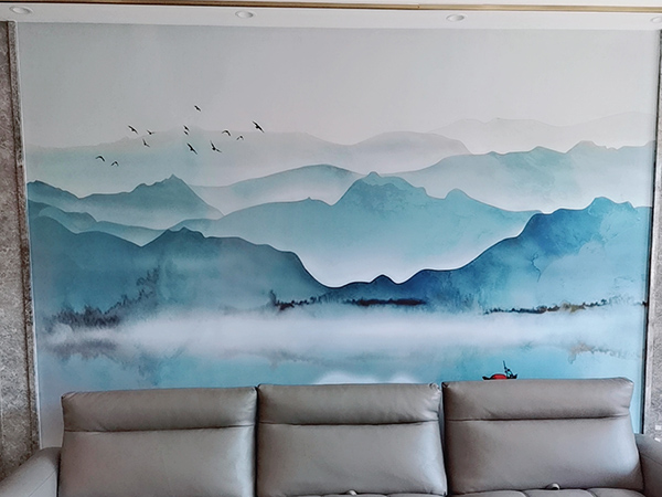 木莲世家4栋客厅背景墙